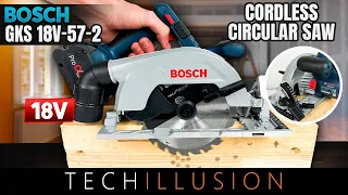 🔥WOW! THE GREAT SUCCESSOR GKS 18V-57-2 of the COMPACT 18V Circular Saw from BOSCH in TEST! 😱 Review