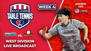 Major League Table Tennis Week 4 Live Stream | Seattle vs. Bay Area