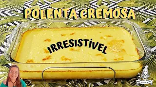 POLENTA CREMOSA COM REQUEIJÃO E QUEIJO / IDEAL PARA ACOMPANHAR CARNES COM MOLHO :