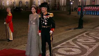 The Crown Prins and Crown Princess Mary Arrives to New Years ‘Taffel’ 2023