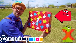 Aprende a contar del 1 al 10 con las cajas - Blippi Españo | Aprende Colores y Objetos