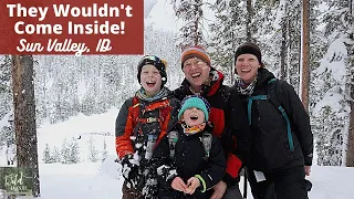 They Didn't Want to Come Inside! Sun Valley Rental | Wild Tales of | Family Travel+Outdoor Adventure