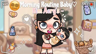 DRAMA AVATAR WORLD | MORNING ROUTINE WITH BABY KIM AERY'S | MINI BACKSTORY KENTWORTH |