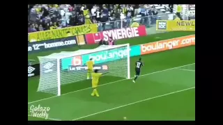 Nantes vs Paris Saint Germain [1-4] Angel Di Maria goal 26/09/2015