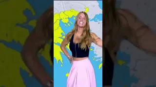 Best Weather Girl Eleni Happy Day got viral