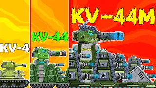 ⚔️ Evolution Of KV-44⚔️- A Hero Reborn - Dibujos animados sobre compilación de tanques #7