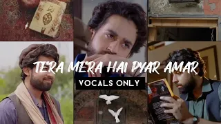 TERA MERA HAI PYAR AMAR- Vocals Only (clean version and best enhanced vocals)