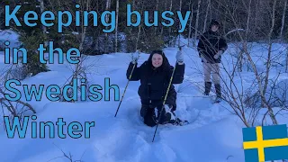 Keeping busy in the Swedish winter