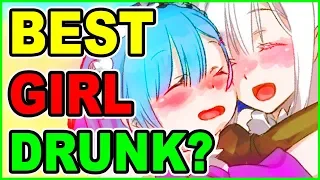 REM & Emilia Get Drunk! Re:Zero Memory Snow Review | Re Zero Starting Life in Another World