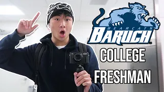 Day in A Life Of a NYC College Freshman (Baruch College CUNY)