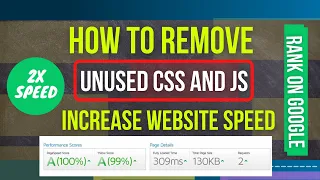 How to Remove Unused CSS and JS in WordPress | Increase Website Speed 3x 🔥