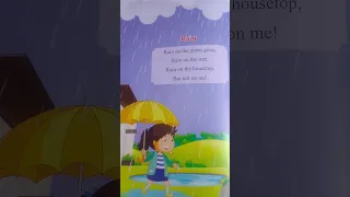 Rain on the green Grass #english rhyme Rain #English rhymes for kindergarten #shortvideo