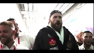 (EPIC) 'WE ARE SPARTANS' - TYSON FURY w/ BILLY JOE SAUNDERS / TEAM FURY - *FULL & UNCUT* RING WALK