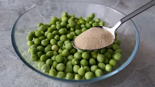 😱 Try peas and yeast together.❗ The result is surprising and delicious.💯