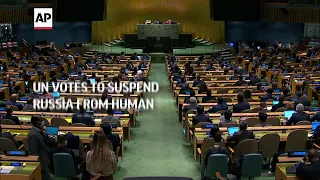 UN suspends Russia from Human Rights Council