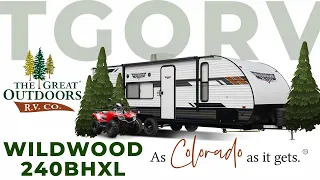 NEW Wildwood 240BHXL (RV Walkthrough) [Camper Review] with bunks and a large layout! 2021