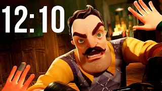 [(former)WORLD RECORD] Hello Neighbor Any% Nintendo Switch Speedrun (12:10)