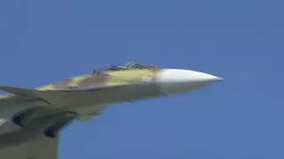 Dogfight between the F-22 Raptor vs su-37 "terminator".