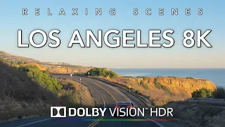 Driving Los Angeles Coast in 8K Dolby Vision HDR - Malibu to Huntington Beach