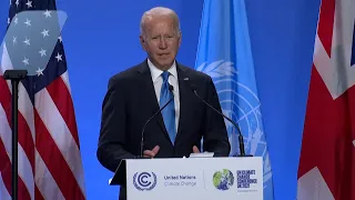 Biden says China, Russia 'walked away' on climate summit