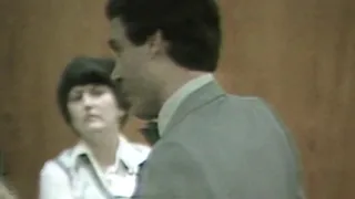 Ted Bundy proposing to Carole Boone during trial.