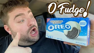 White Fudge Covered Oreo Sandwich Cookies, Holiday Edition Review