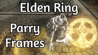 【Elden Ring】Parry frames and Rolling I-frames