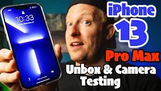 iPhone 13 Pro Max Unboxing with Camera & Cinema Mode Testing ⚡️ First Impressions