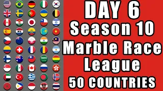 Marble Race League 2020 Season 10 Day 6 Marble Point Race in Algodoo / Marble Race King