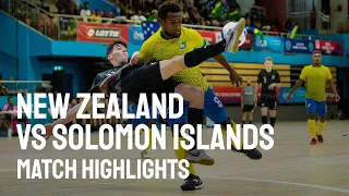 New Zealand v Solomon Islands | OFC Futsal Cup Final 2022 | 18 September 2022