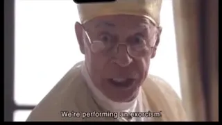 Pope Francis sings