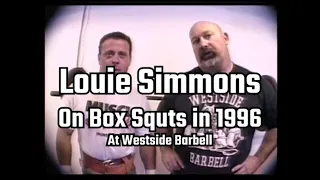 Westside Barbell | Louie Simmons on Box Squats and dynamic effort in 1996