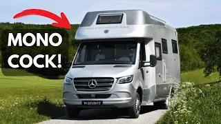 La Strada Nova monocock motorhome competition? Wanner Silverdream 2023 S770 FB GRP. Made in Bawü.