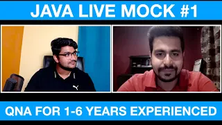 Java interview questions and answers for experienced | Live Mock | coding interview