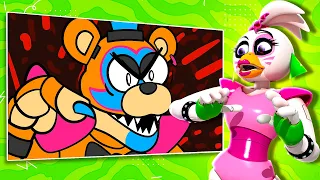 Glamrock Freddy is ANGRY at Roxanne Wolf?! (PIEMATIONS ANIMATIONS) REACT with Glamrock Chica