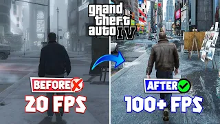 GTA 4 Lag Fix🔥(For Low End PC) No Graphics Card | 2GB Ram,4GB Ram,8GB Ram (Complete Guide)