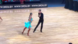 Minsk Open 2021 Chernoluckiy - Tsarenko Junior 2 Open La Cha-Cha-Cha