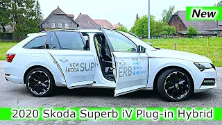 New Skoda SUPERB iV Plug-in Hybrid SportLine 2020 Review Interior Exterior