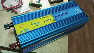 Pure sine wave 3000w с Али Экспресс на ремонт! #инвертор #автомобильный  #свет