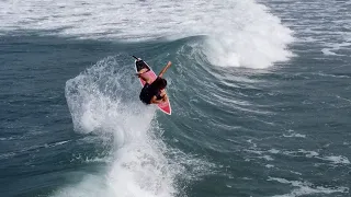 Sunset beach break,west Java Indonesia