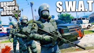 GTA 5 SWAT ROLEPLAY! Massive Raid & Arresting Trevor Philips Gameplay (GTA 5 Mods)