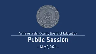 BOE Public Session 5-05-2021