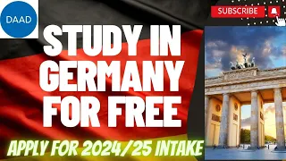 How to apply for DAAD scholarship 2024/25- Master's වලට fully funded scholarship අරන් Germany යමු