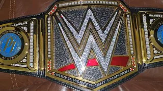 WWE Network logo world championship leather insert video