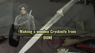 Making a DUNE Crysknife sideshow