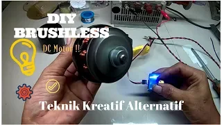 DIY Brushless DC motor !!! (Full Version/making process)