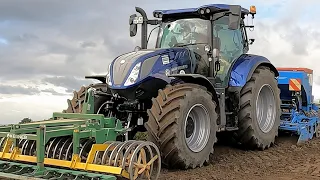 6 Zylinder Maserati für's Feld 😮 New Holland T6.180 Blue Power im Einsatz!