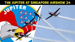 Indonesian Air Force Jupiter Aerobatic Team Perform at Singapore Airshow 2024