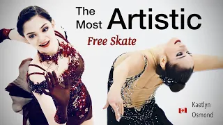 The highest PCS (artistic) scores in the free skate - women´s figure skating