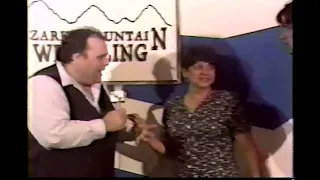 Mike Samples insults The Colorado Kid's mother from May 6th 1995 Ozark Mountain Wrestling